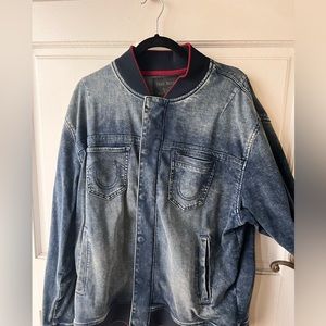 True religion Denim Zip up jacket
